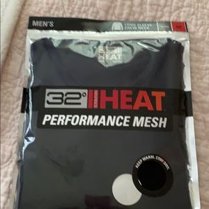 Men’s performance mesh long sleeve crew neck